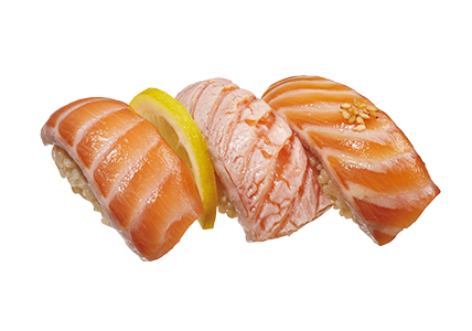 生サーモン三貫盛