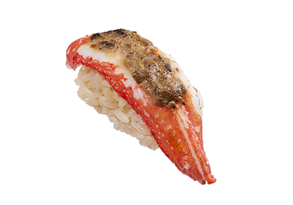 本ずわい蟹かにみそ炙り一貫