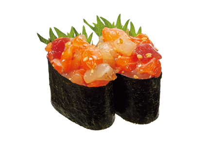 漬け胡麻海鮮軍艦