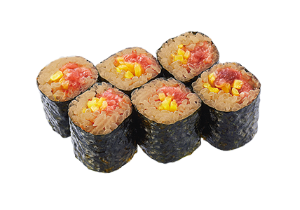 天然インドまぐろとろたく巻